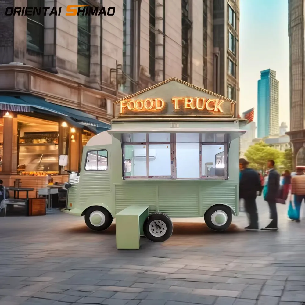 Świeży debiut: jasnozielony food truck do pizzy wyznacza nowy trend w mobilnym cateringu