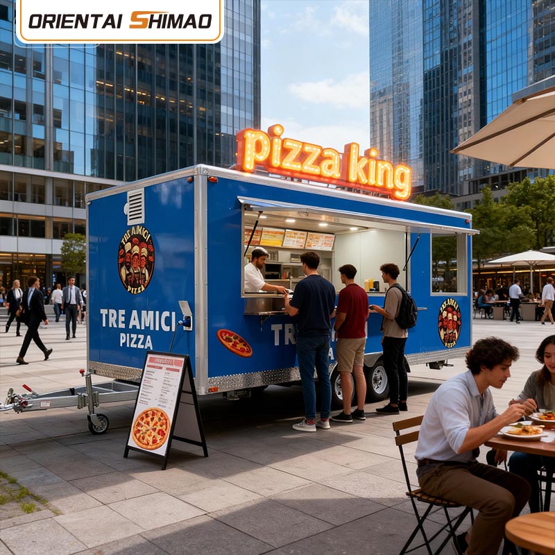 Przyczepa do food trucka z grillem