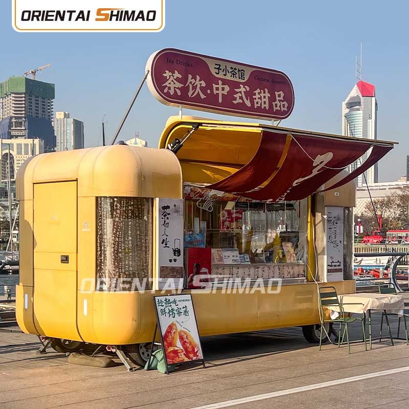 Mobilny wózek na kawę