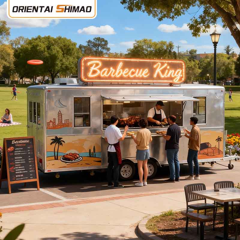 Przyczepa do mobilnego food trucka