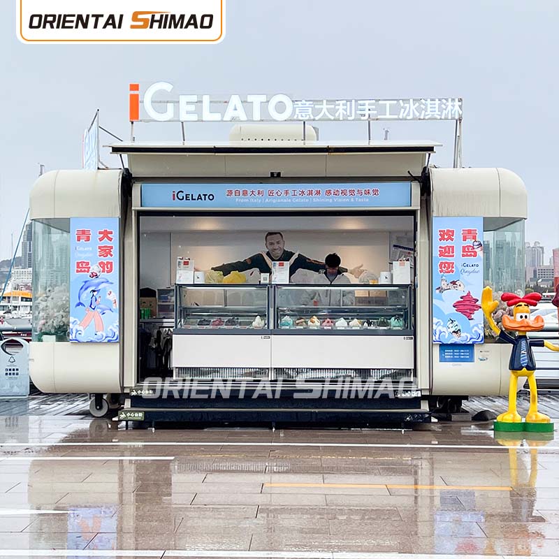 Nowoczesna przyczepa barowa